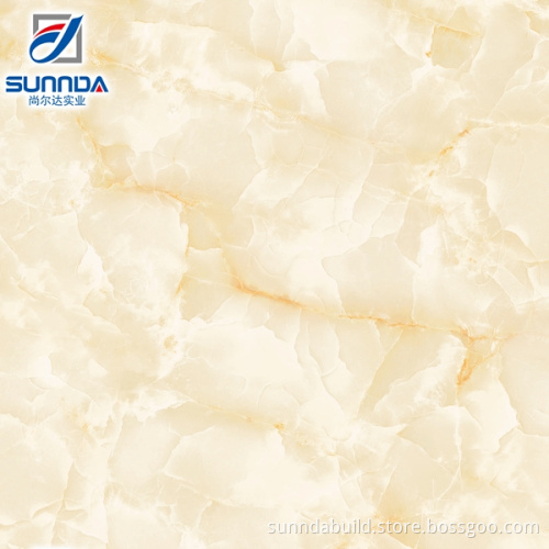 Sunnda marble design glazed polished porcelain tile, Nano polished finish mirror tiles,vitrified tile in China